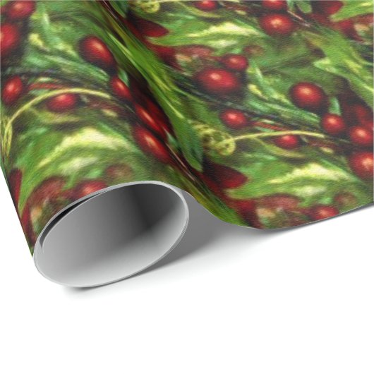 Kerstbraam Cadeaupapier (Rol Hoek)