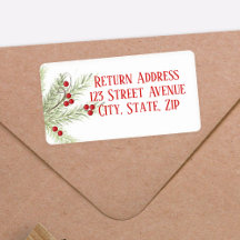 Kerstbranche feestdag - etiket