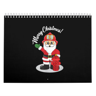 Kerstbrandweerman Santa Winter Kalender