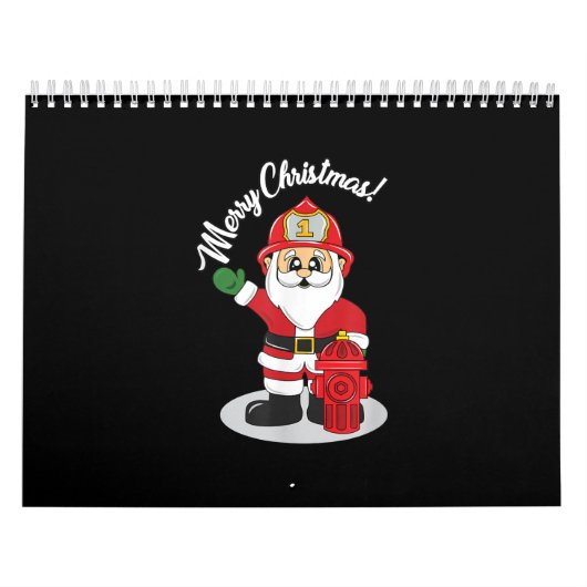 Kerstbrandweerman, Santa Winter Kalender (Hoes)
