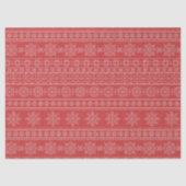 Kerstbreien noordse witte xmas sneeuwvlok tissuepapier (Voorkant)