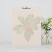 Kerstbrief 2009, Holly & Berries (Staand voorkant)
