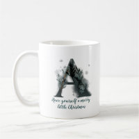Kerstbrief A Alfabet Coffee Mok