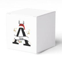 Kerstbrief A Initiaal – Festive Kerstontwerp