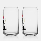 Kerstbrief A Initiaal – Festive Kerstontwerp Blikvorm Glas (Links)