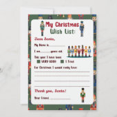 Kerstbrief aan de Kerstman - Notenkraker Kaart (Voorkant)