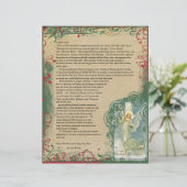 kerstbrief Angel (Staand voorkant)