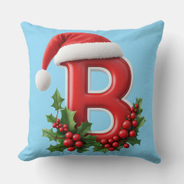 Kerstbrief B Monogram Decoratie Voor Thuis Kussen