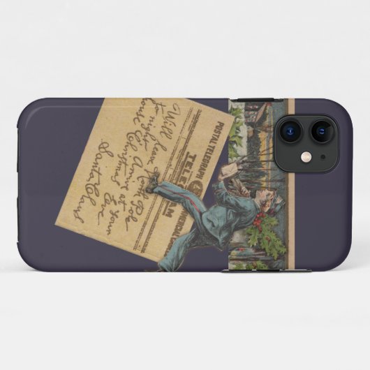 kerstbrief Case-Mate iPhone case (Achterkant (horizontaal))