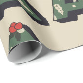Kerstbrief Een Kerstmis Cadeaupapier (Rol Hoek)