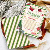 Kerstbrief Elf Aankomst Briefkaart