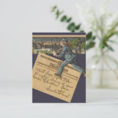  kerstbrief feestdagenkaart (Staand voorkant)