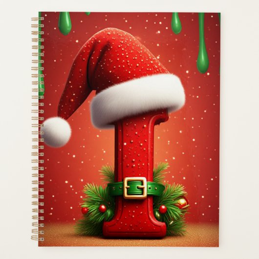 Kerstbrief I Met Kerstornamentstijl 🎄 Planner (Voorkant)