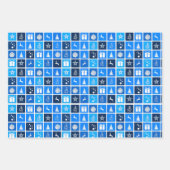  kerstbrief inpakpapier vel (Voorkant 2)