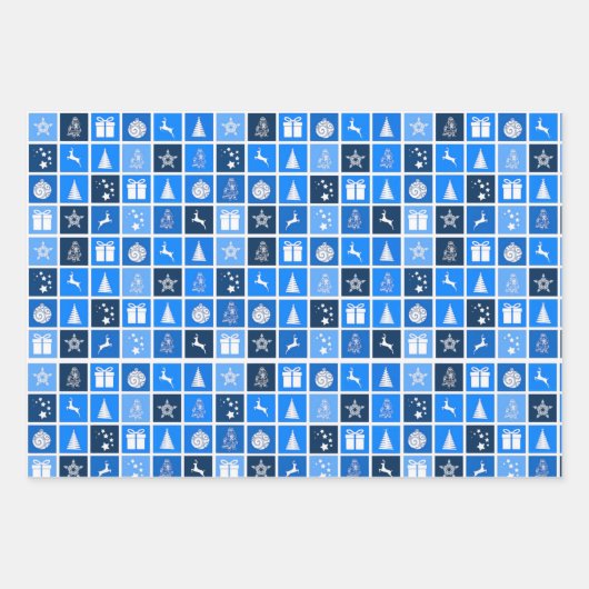 kerstbrief inpakpapier vel (Voorkant 2)