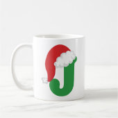 Kerstbrief J Alphabet Koffiemok (Links)