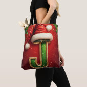 Kerstbrief J Met Hulst Kerstkrans 🎅 Tote Bag (Dichtbij)