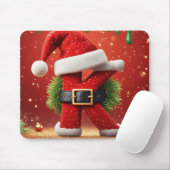 Kerstbrief K Met Dennenkrans Kerstglans 🎅 Muismat (Met muis)