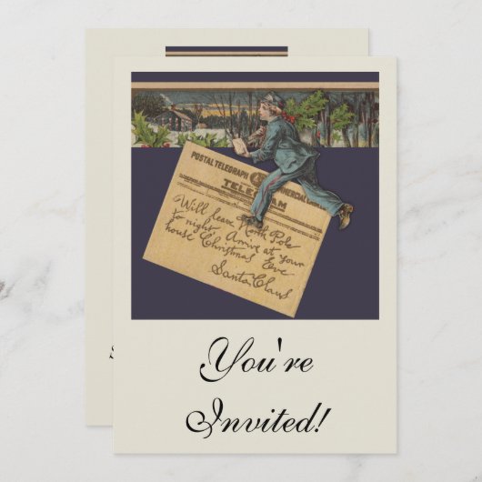  kerstbrief kaart (Voorkant / Achterkant)