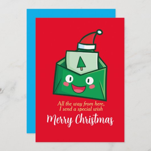  kerstbrief kaart (Voorkant / Achterkant)