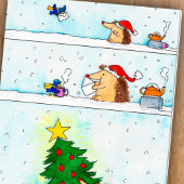 Kerstbrief kaart van Nicole Janes