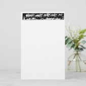 Kerstbrief kerstfeestdag briefpapier (Staand voorkant)