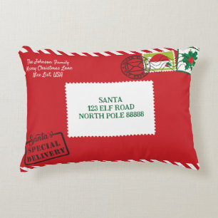 Kerstbrief Kerstmis Accent Kussen