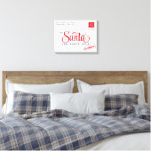 Kerstbrief Kerstmis Canvas Home Decor (Insitu (Slaapkamer))