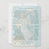 Kerstbrief op rug engel kerst Kaarten (Achterkant)