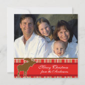 Kerstbrief over de Kaart met de achterste kerstmis (Voorkant)