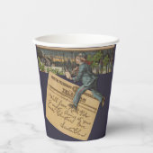 kerstbrief papieren bekers (Voorkant)