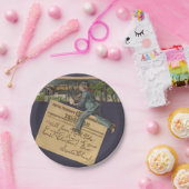  kerstbrief papieren bordje (Feest)