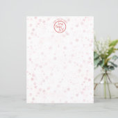 Kerstbrief Personal Holiday Love Peace Jose (Staand voorkant)