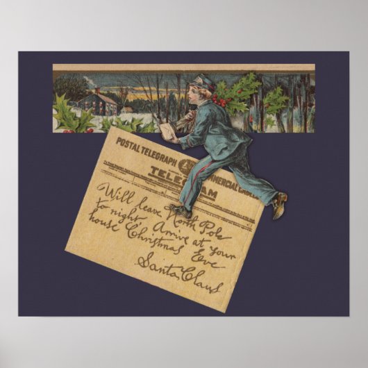 kerstbrief poster (Voorkant)