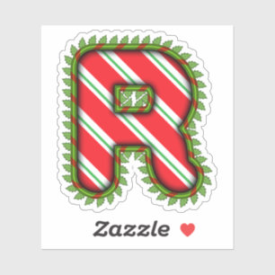 Kerstbrief R Sticker