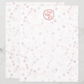 Kerstbrief Red Holiday Love Peace Jose (Voorkant / Achterkant)