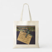 kerstbrief tote bag (Achterkant)