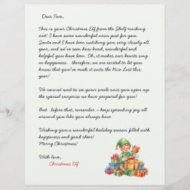Kerstbrief van de Kerstelf