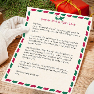  kerstbrief van de Kerstman