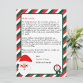 Kerstbrief van de Kerstman aan Kinderen (Staand voorkant)