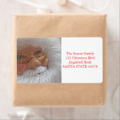 Kerstbrief van de Kerstman Etiket (Insitu)
