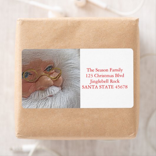 Kerstbrief van de Kerstman Etiket (Insitu)