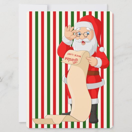 Kerstbrief van de krant Santa North Pole (Achterkant)