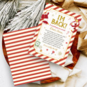 Kerstbrief van Elf Aankomstbrief Kaart