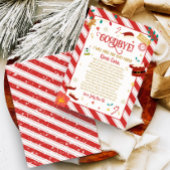 Kerstbrief van Elf Afscheidsbrief Kaart