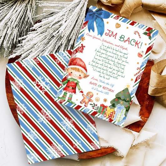 Kerstbrief van Elf Briefkaart