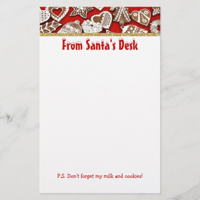 kerstbrief | Van Santa (Voorkant)