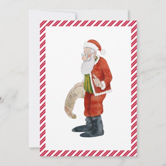 kerstbrief van Santa Claus North Pole Mail Kaart (Achterkant)