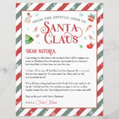 Kerstbrief van Sinterklaas gepersonaliseerd (Voorkant)