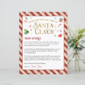 Kerstbrief van Sinterklaas gepersonaliseerd (Staand voorkant)